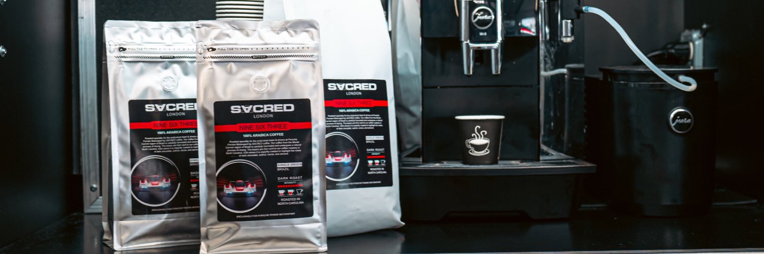 SACRED COFFEE SPORT banner