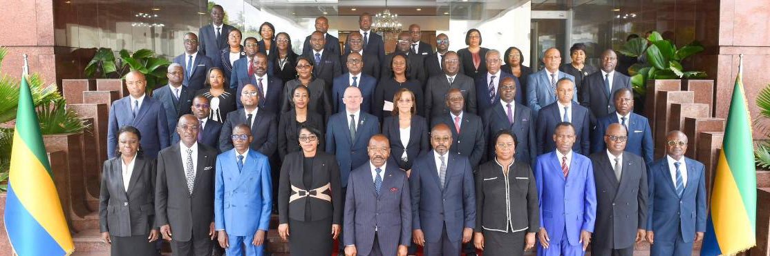 Ali Bongo Ondimba banner