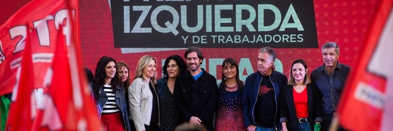 Frente de Izquierda Unidad's banner