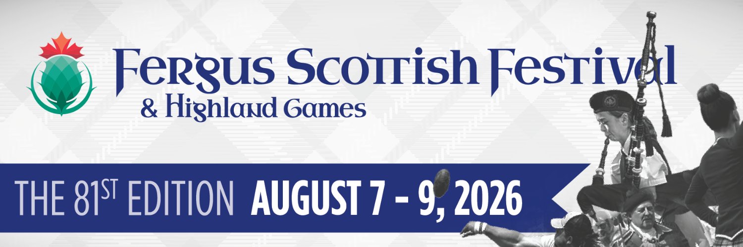Fergus Scottish Fest banner