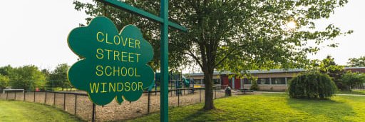 Clover Street School banner