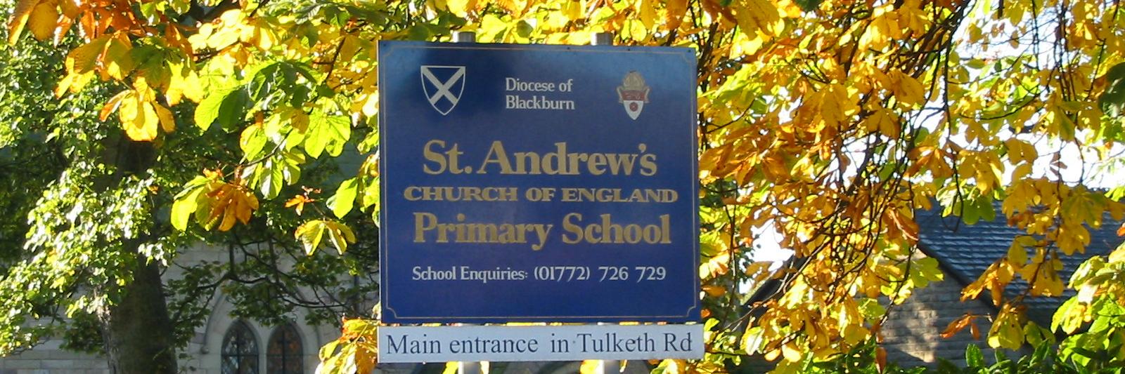 St Andrew's CofE banner