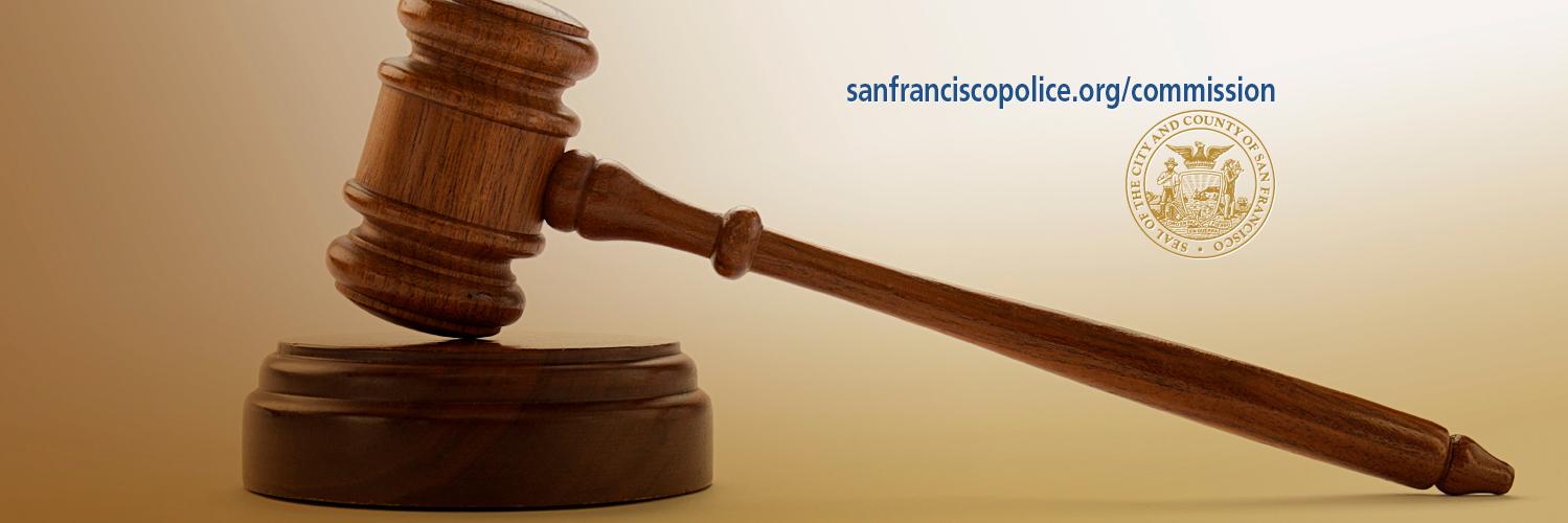 SFPD Commission banner