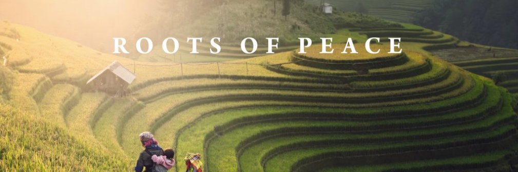 Roots of Peace banner