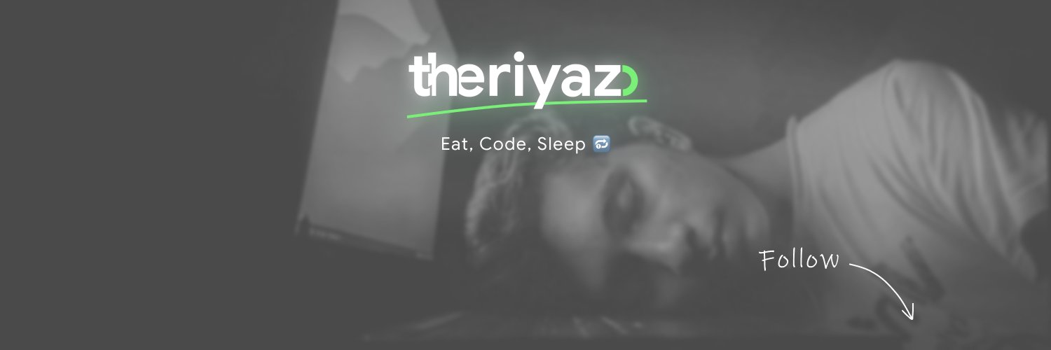 theriyazo's profile banner image
