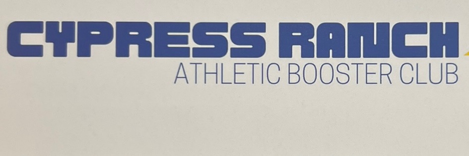 Cypress Ranch Athletic Booster Club (CRABC) banner
