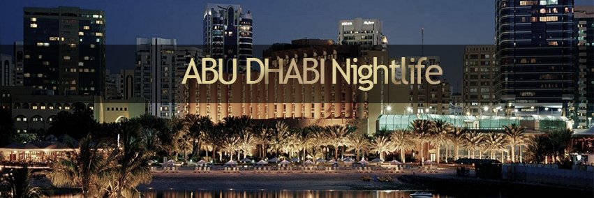 Abu Dhabi Nightlife banner
