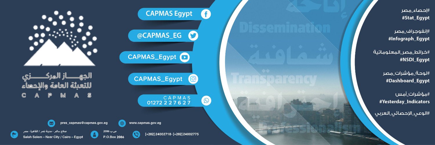 CAPMAS Egypt banner