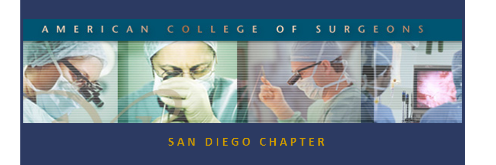 San Diego Chapter American College of Surgeons banner