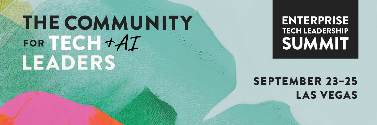 Enterprise Tech Leadership Summit banner