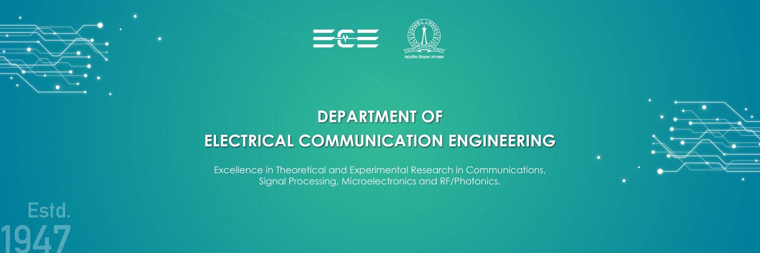 Chair ECE IISc banner