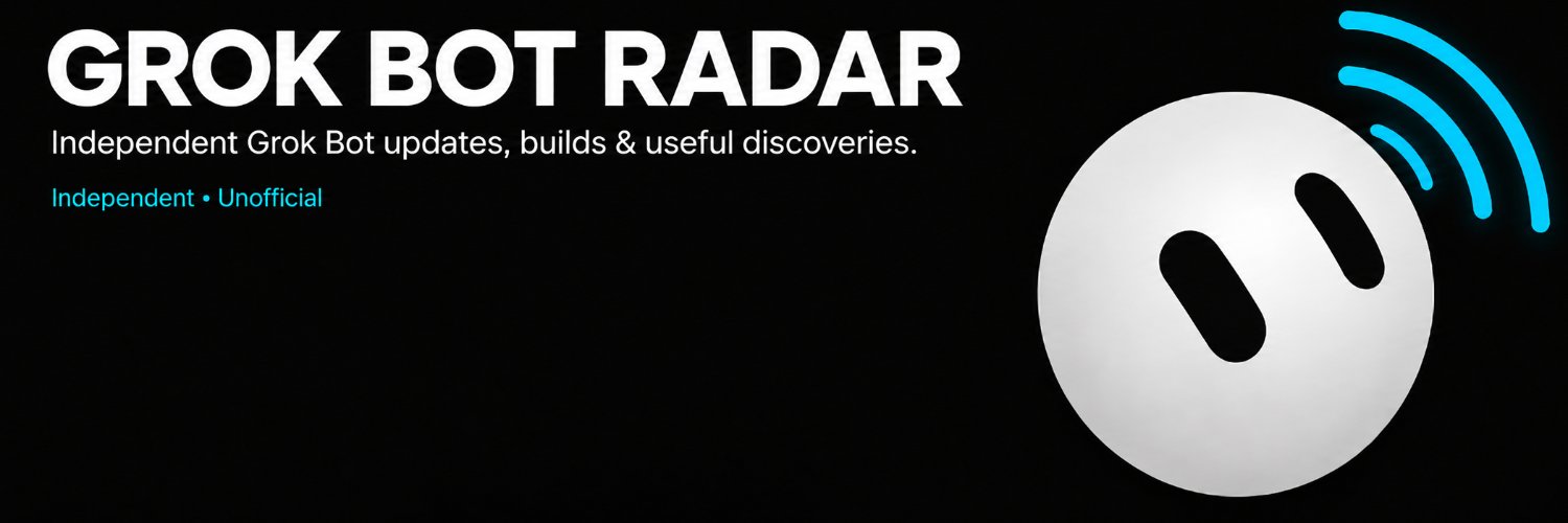 GrokBotRadar's profile banner image
