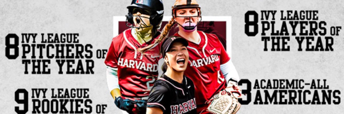 Harvard Softball banner