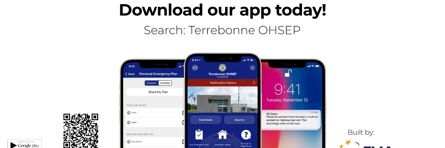 Terrebonne Parish OHSEP banner