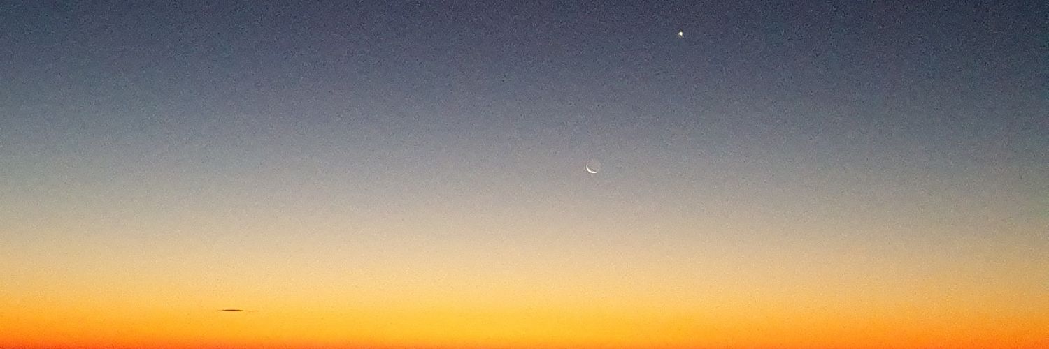 sunset in my backyard banner