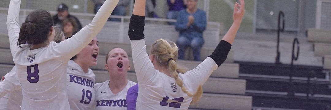 Kenyon College Volleyball banner