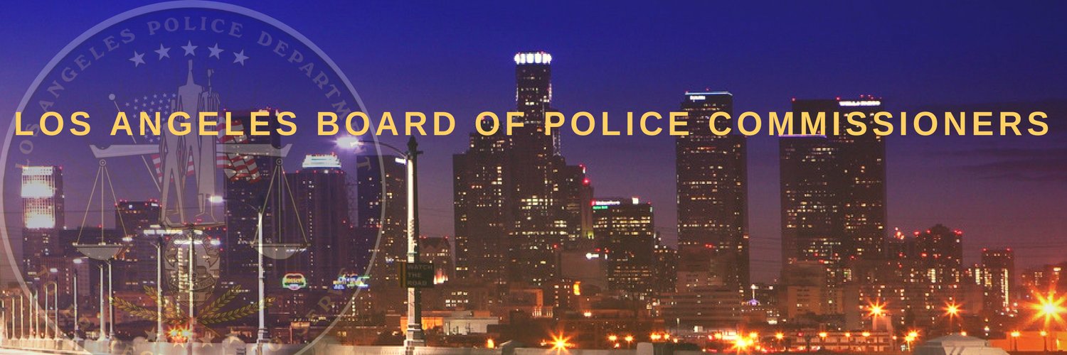 LA POLICE COMMISSION banner