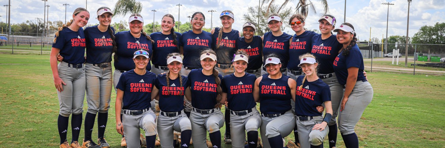 Queens College Softball banner