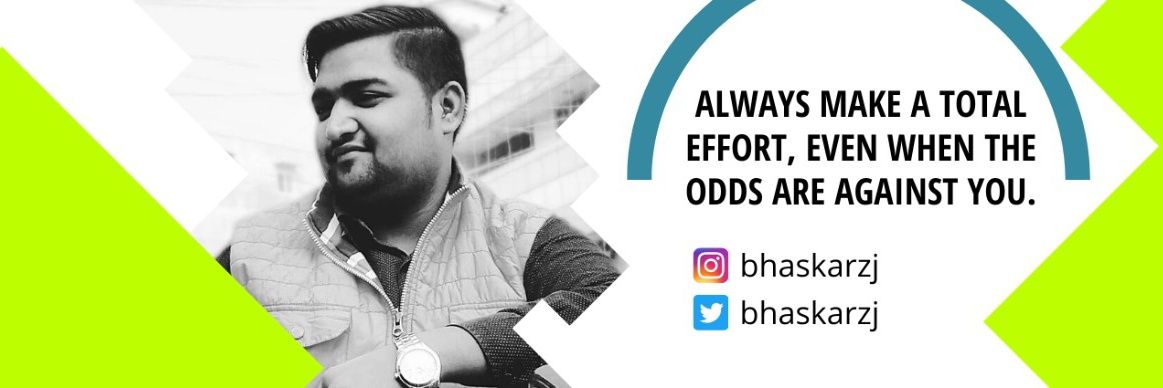bhaskarzj's profile banner image