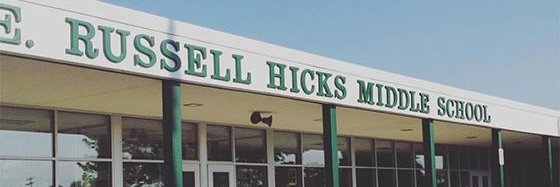 E Russell Hicks Middle School, WCPS, Maryland banner