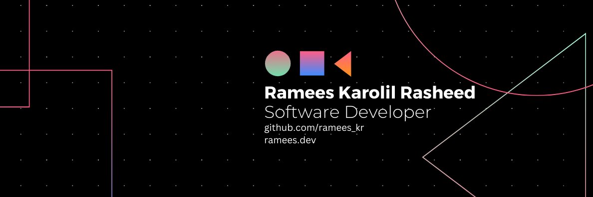 ramees_kr's profile banner image