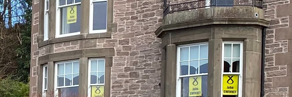 SNP, Plaid & Yes Windaes banner