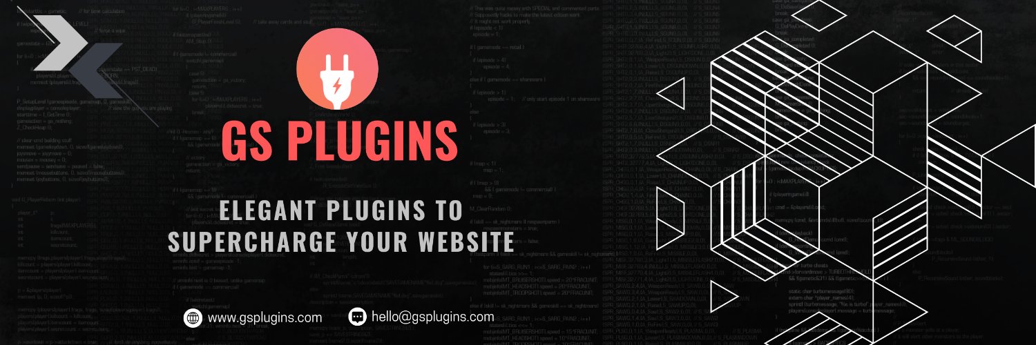 GS Plugins banner