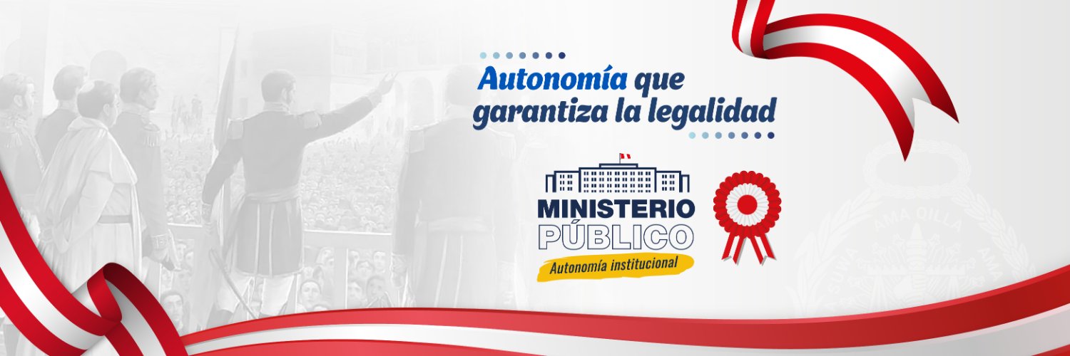 Ministerio Público's banner