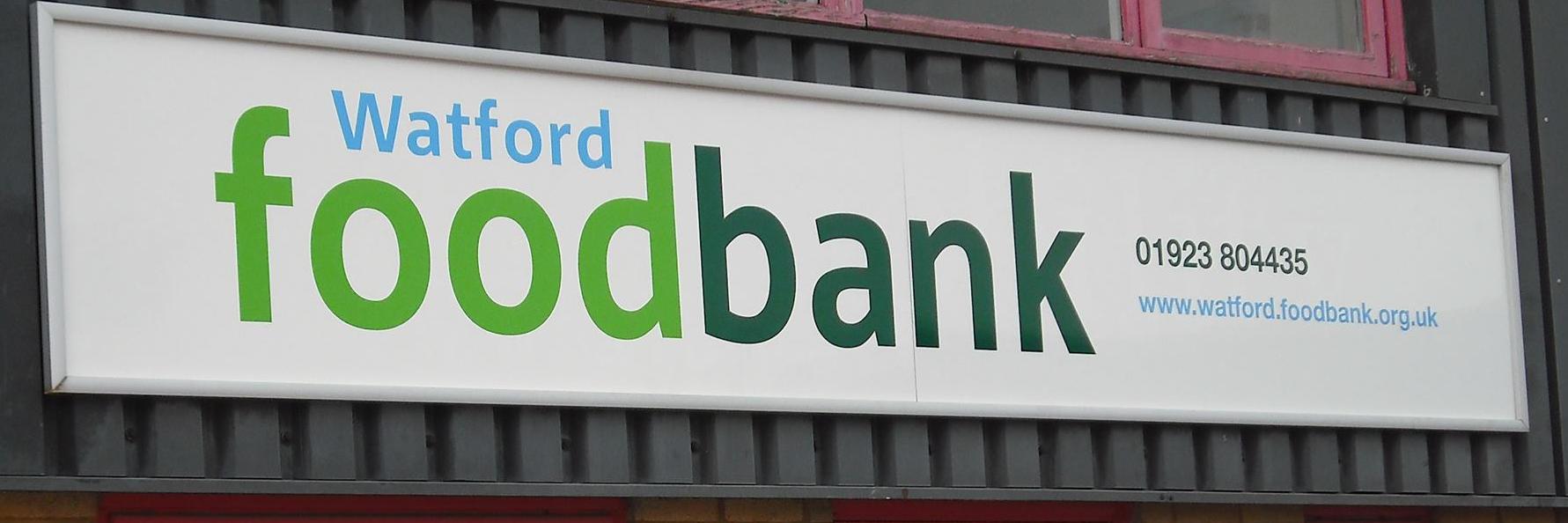 Watford Foodbank banner