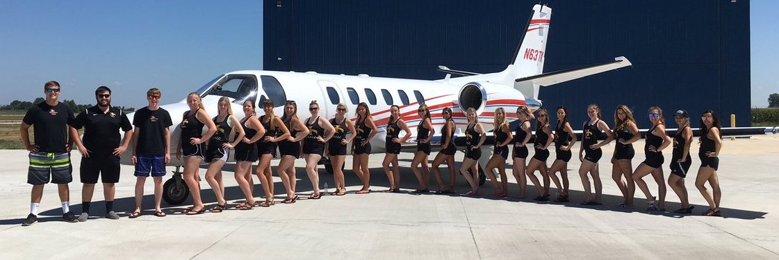 Indian Hills Cheer banner