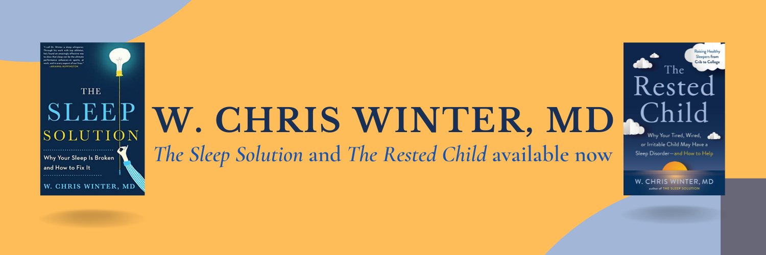 W. Chris Winter, MD, FAASM, DABSM, DABPN's banner