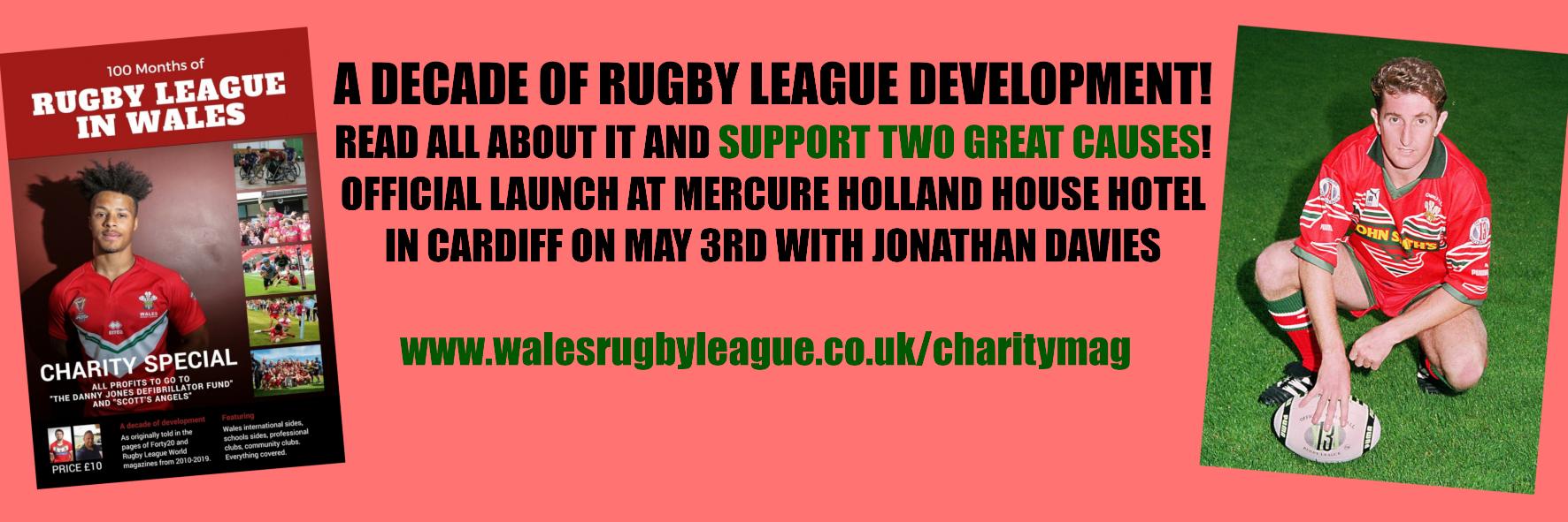 💯 Months of Rugby League in Wales banner