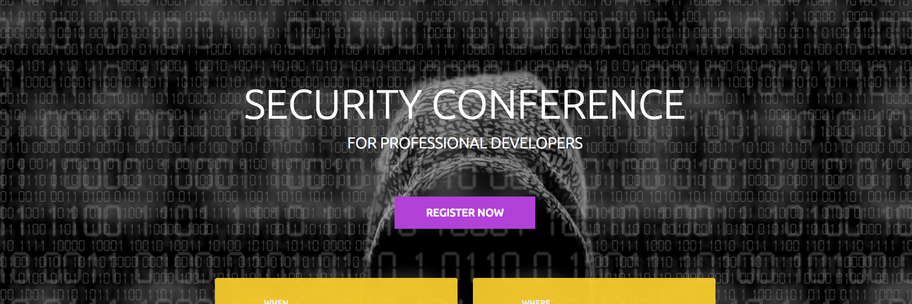 SecurityConf's profile banner image