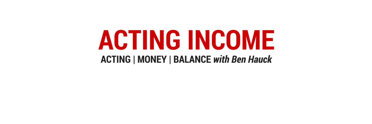 Acting Income Podcast banner
