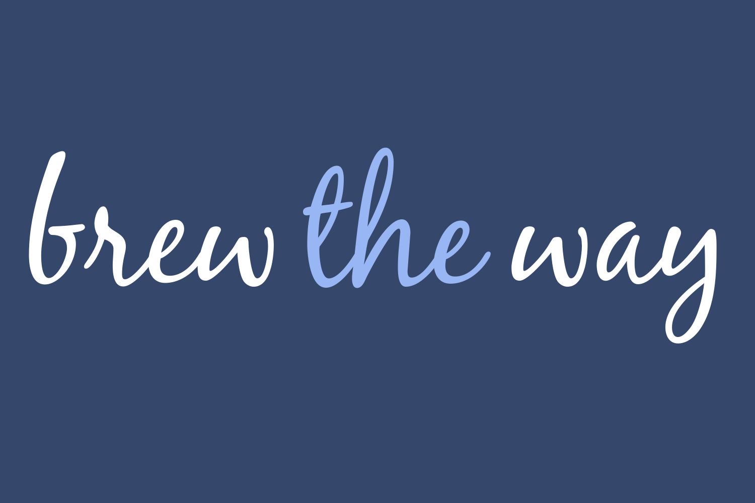 brewtheway's profile banner image