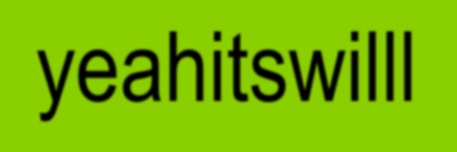 yeahitswilll's profile banner image