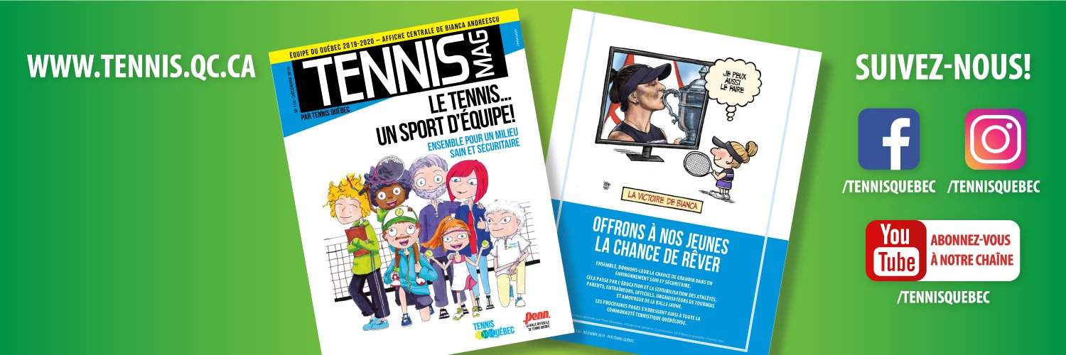 Tennis Québec banner