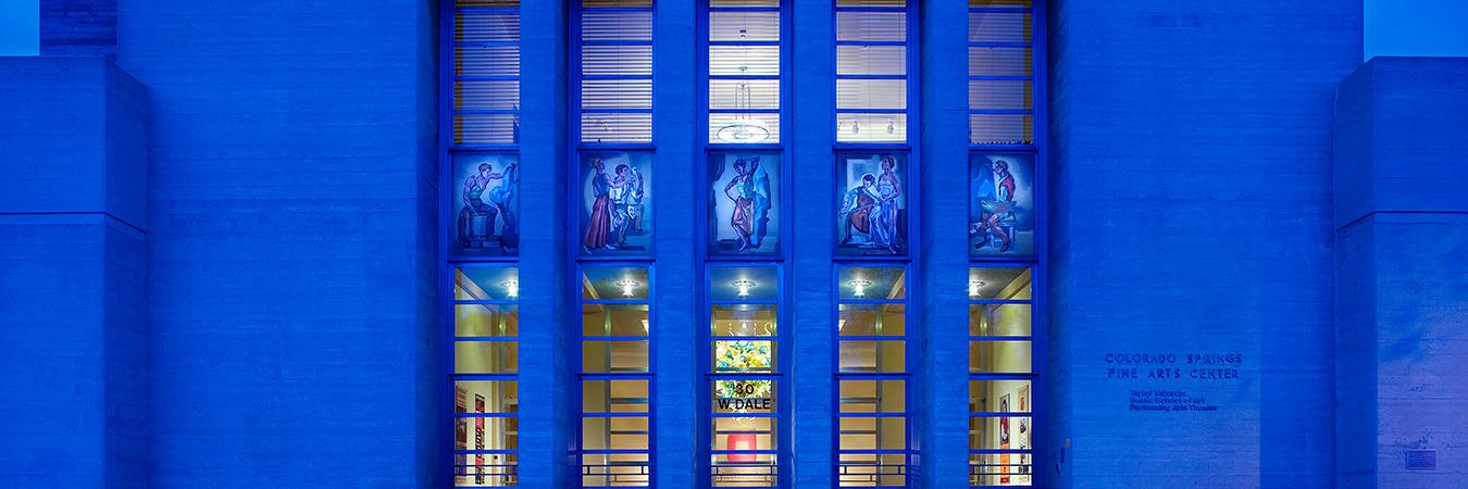 Fine Arts Center banner