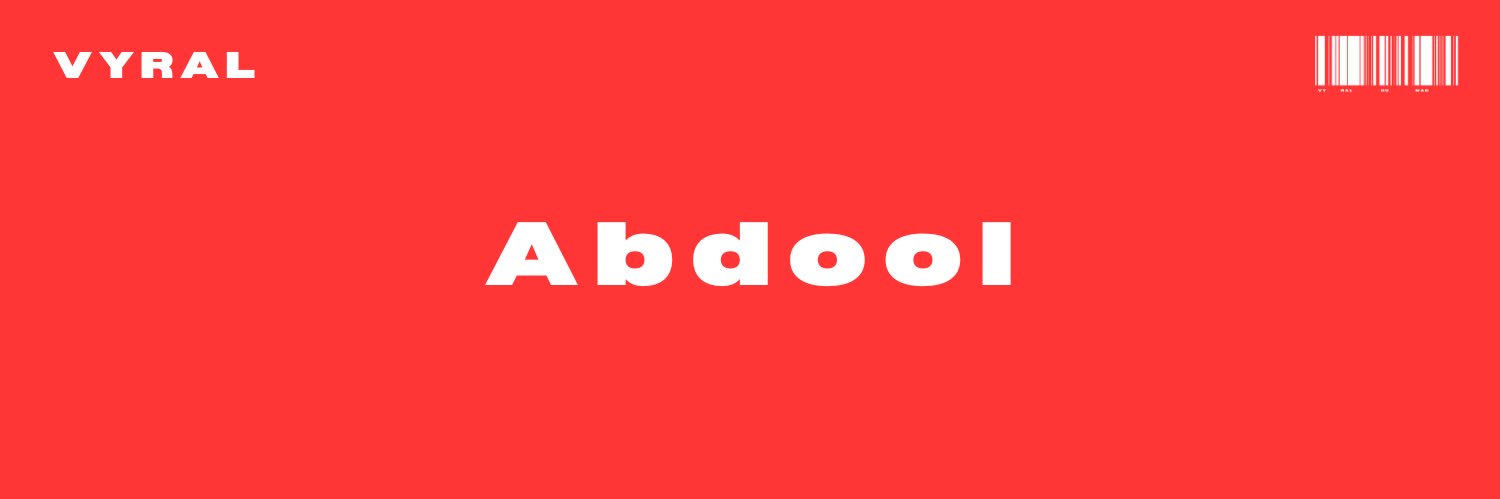 Abdool___'s profile banner image