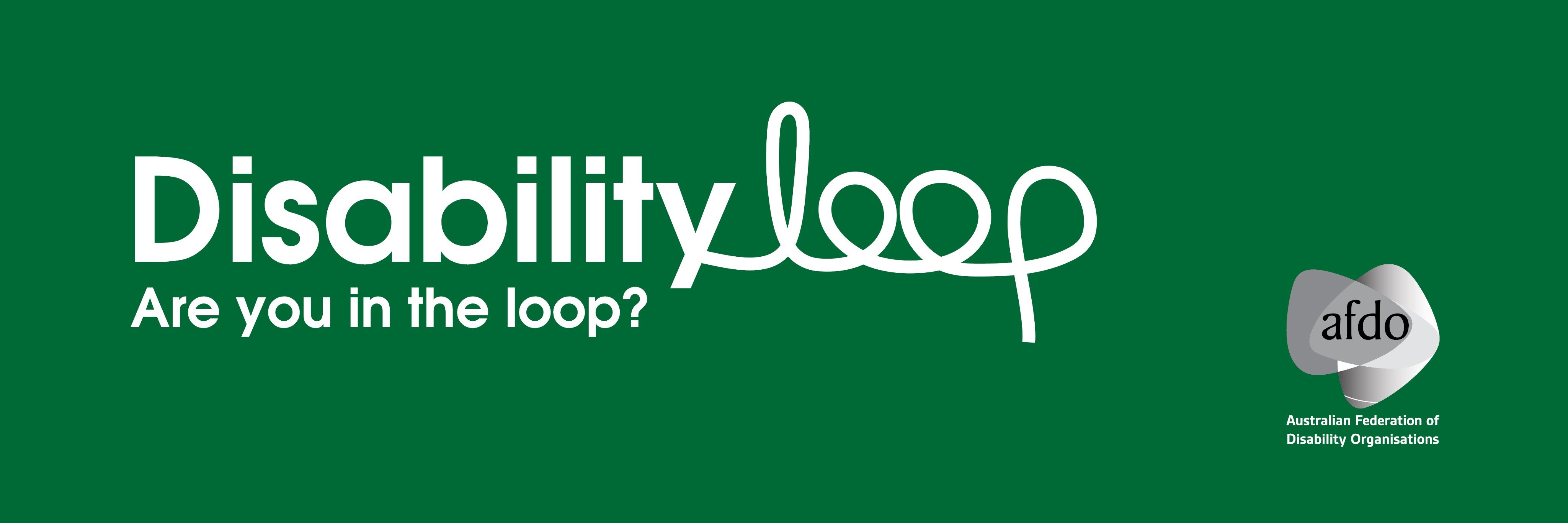 Disability Loop banner