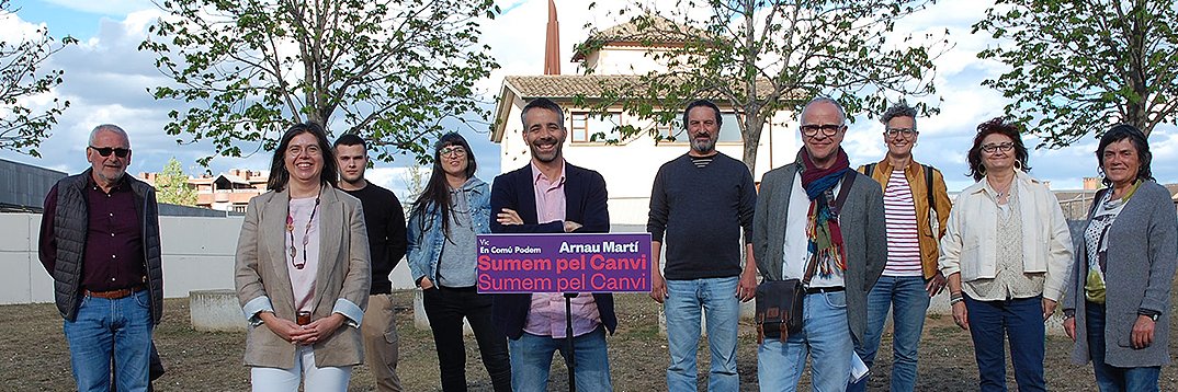 Vic En Comú Podem banner