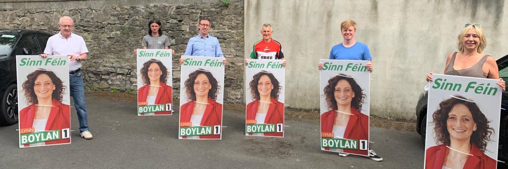 Sandyford Sinn Féin banner