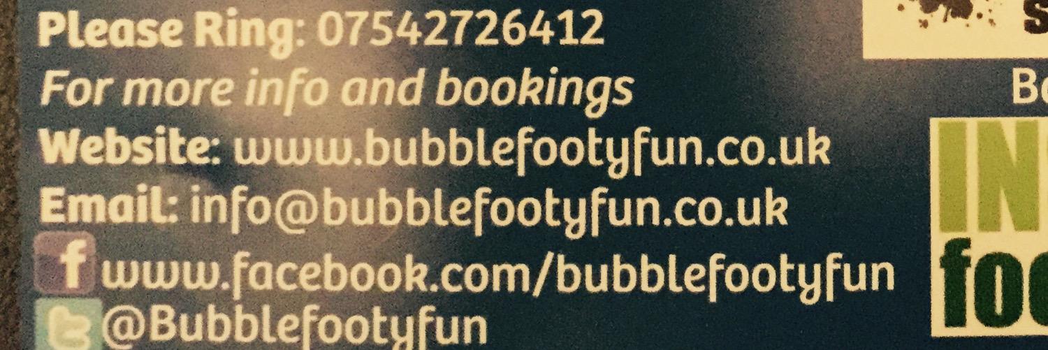 Bubblefootyfun's profile banner image