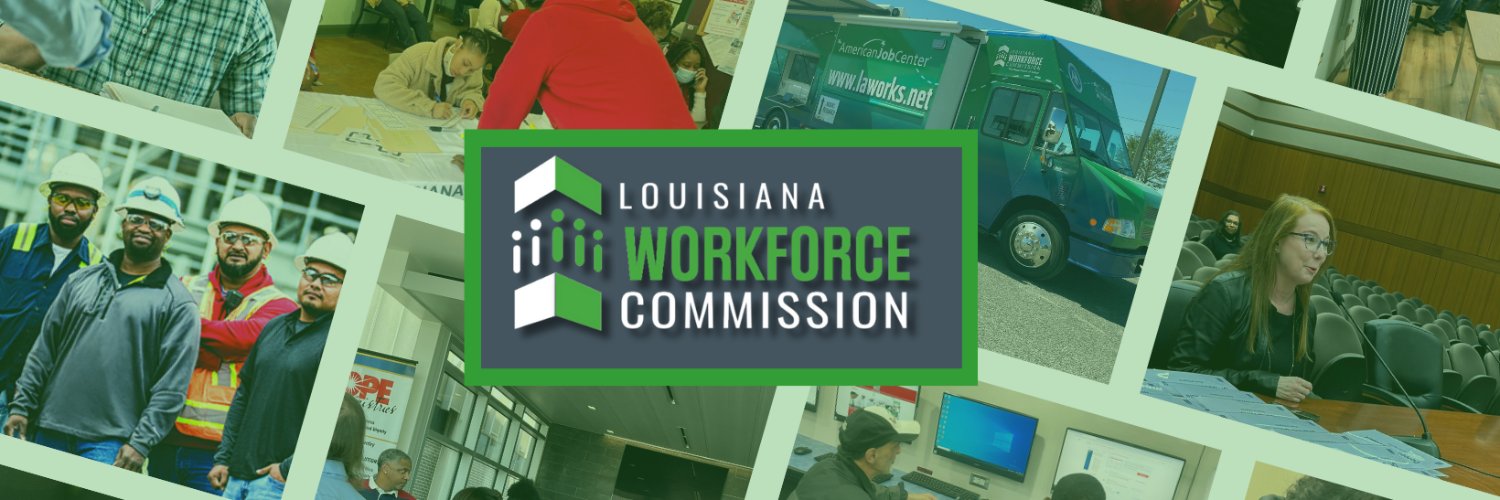 Louisiana Workforce Commission's banner
