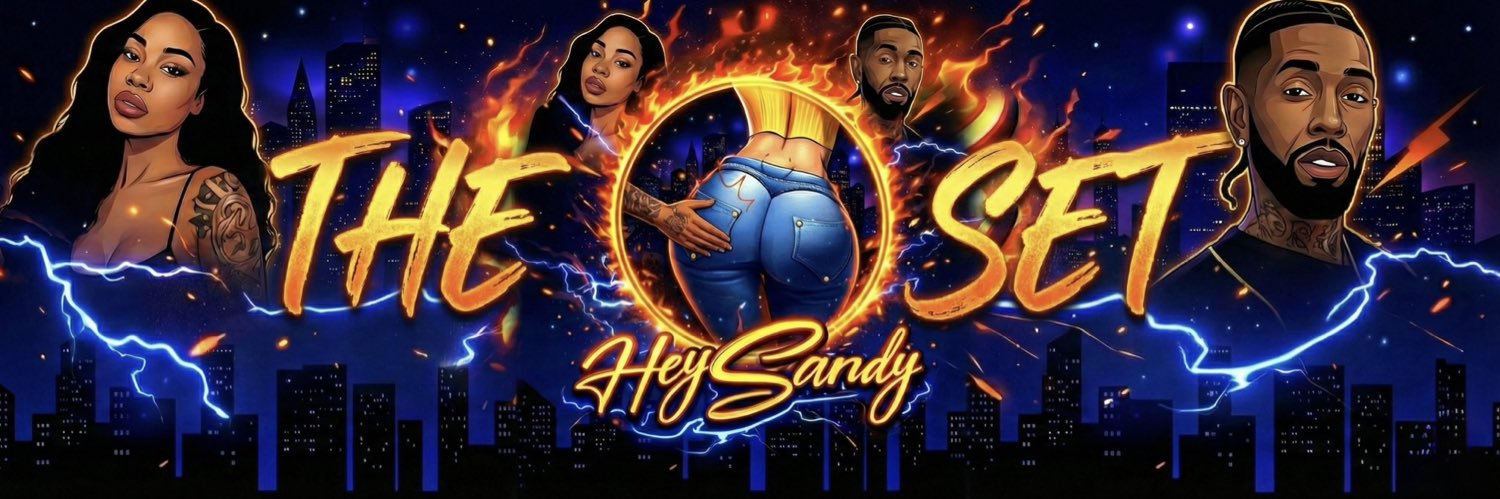 “Hey Sandy” 🫴🏽🍑 banner