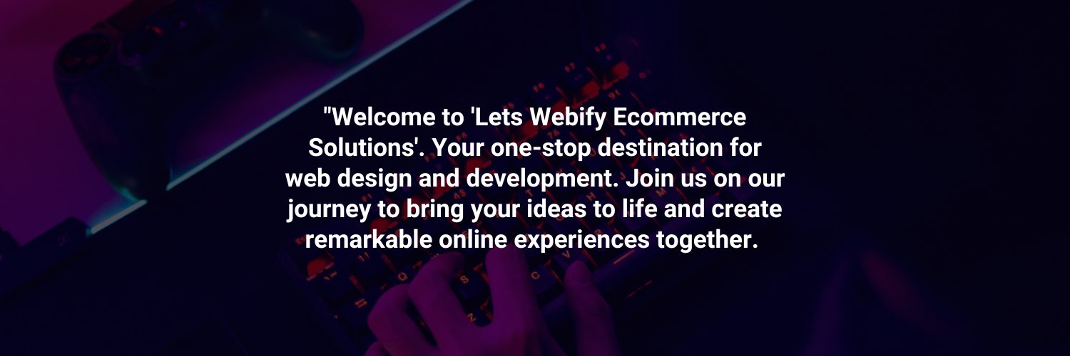 LetsWebify's profile banner image