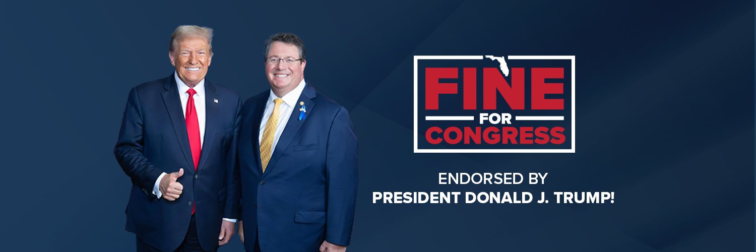 Randy Fine's banner
