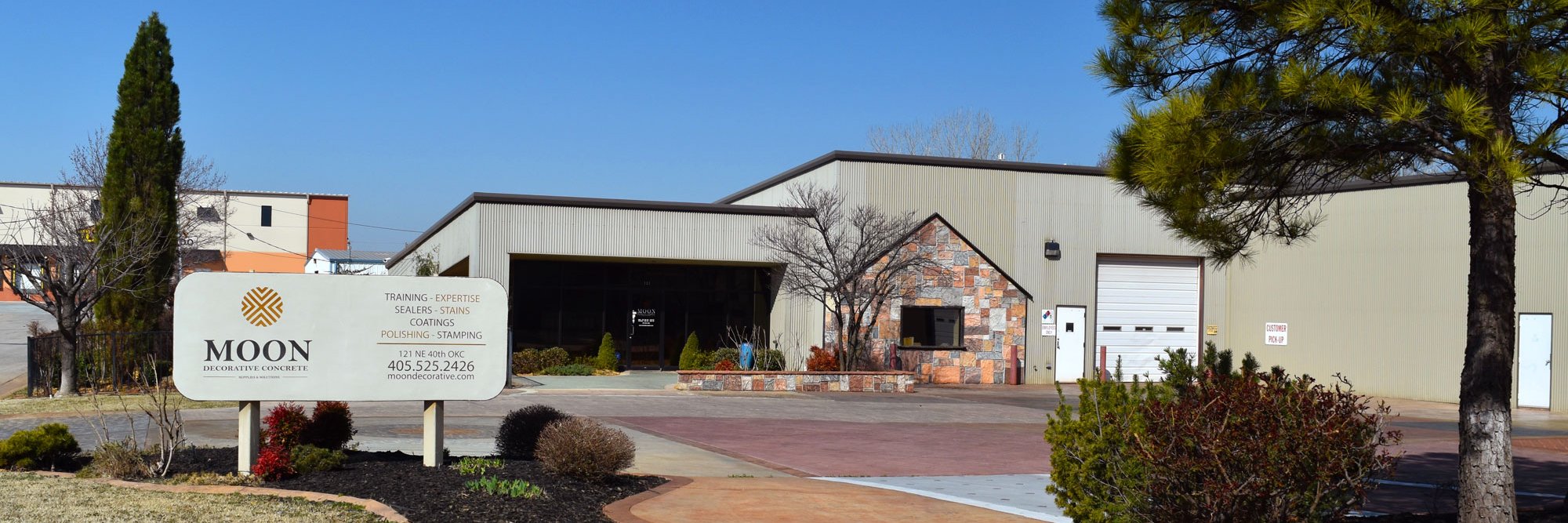 Moon Decorative Concrete banner