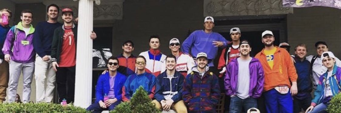 Sigma Chi 80s week banner