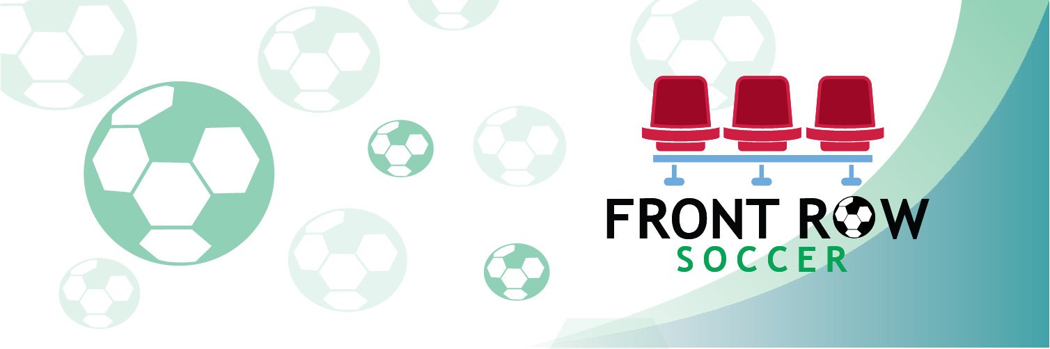 Front Row Soccer's banner